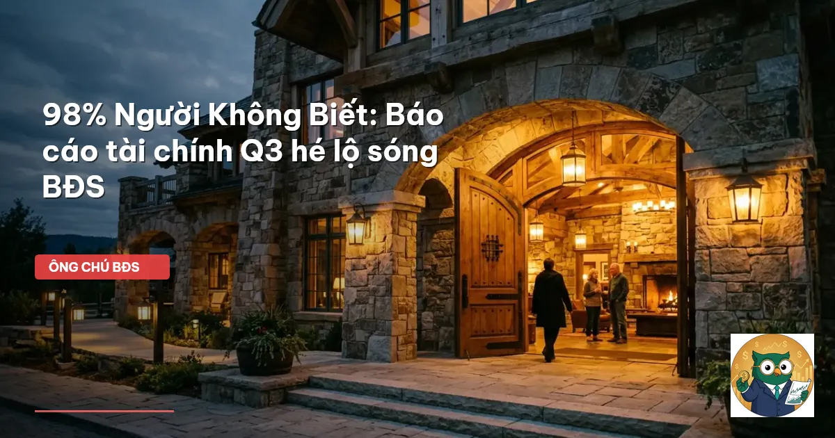 báo cáo tài chính quý 3