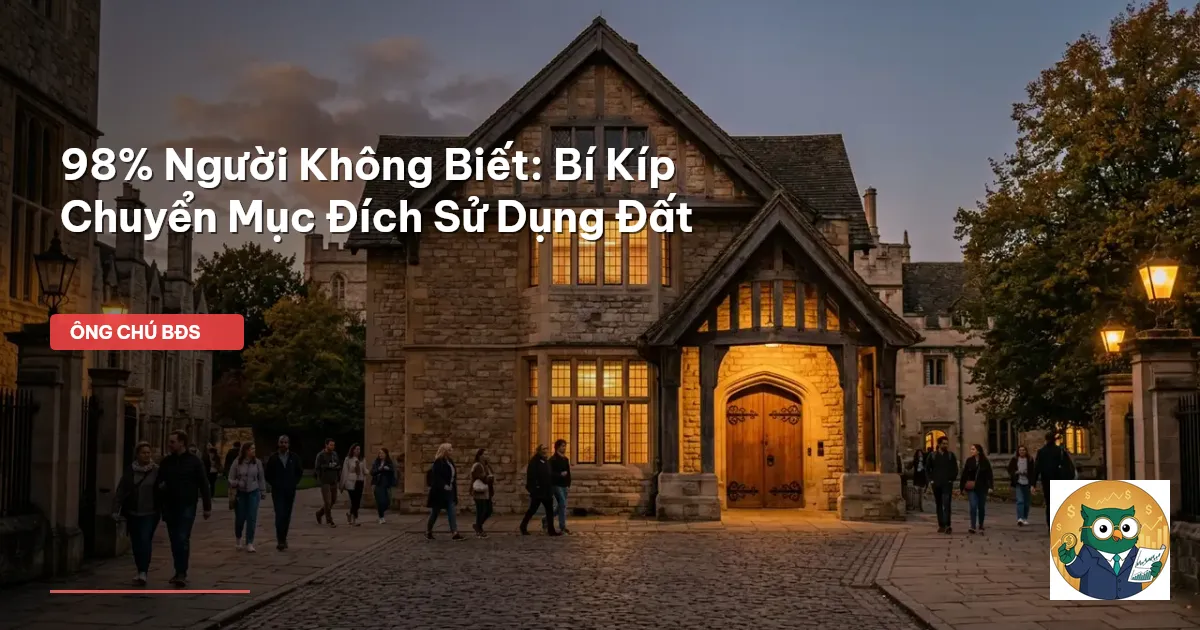 chuyển mục đích sử dụng đất