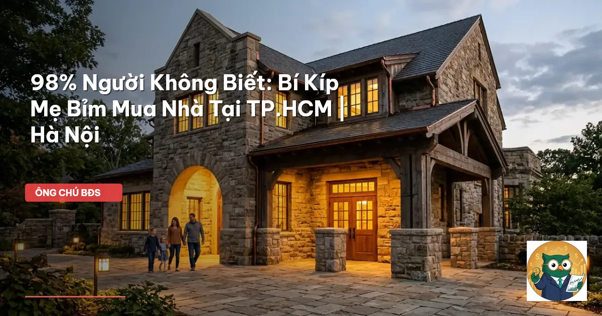 mẹ bỉm mua nhà