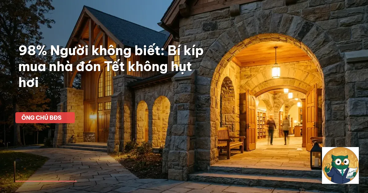mua nhà đón tết