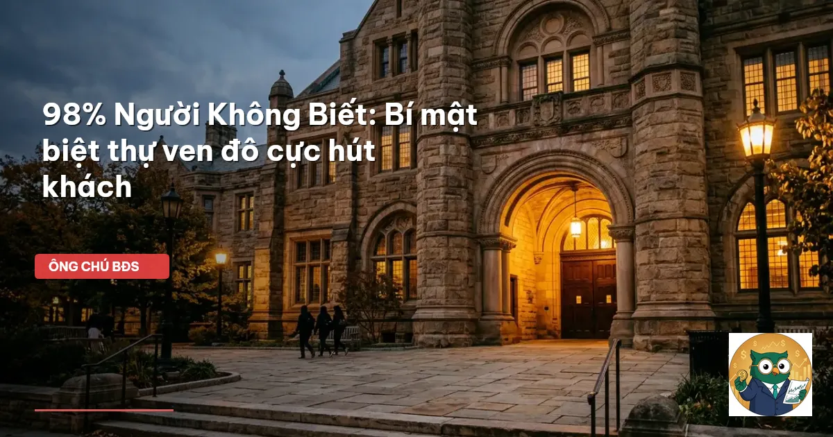biệt thự ven đô