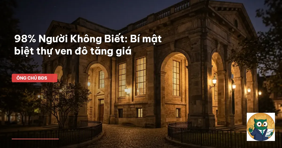 biệt thự ven đô