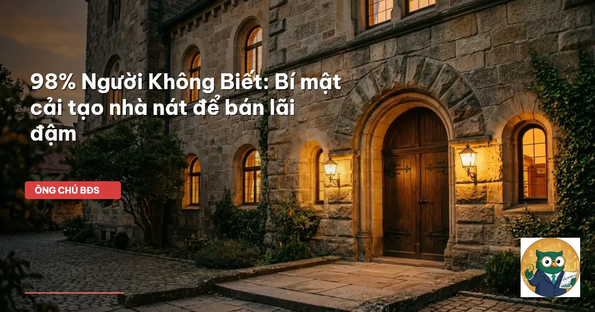 cải tạo nhà nát