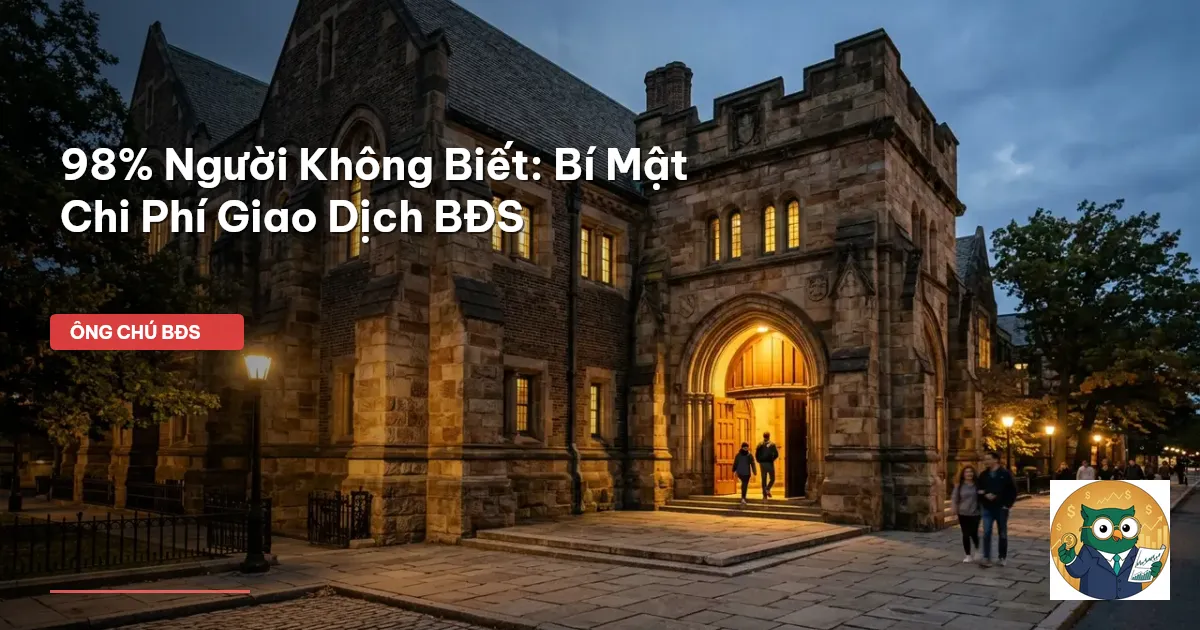 chi phí giao dịch BĐS