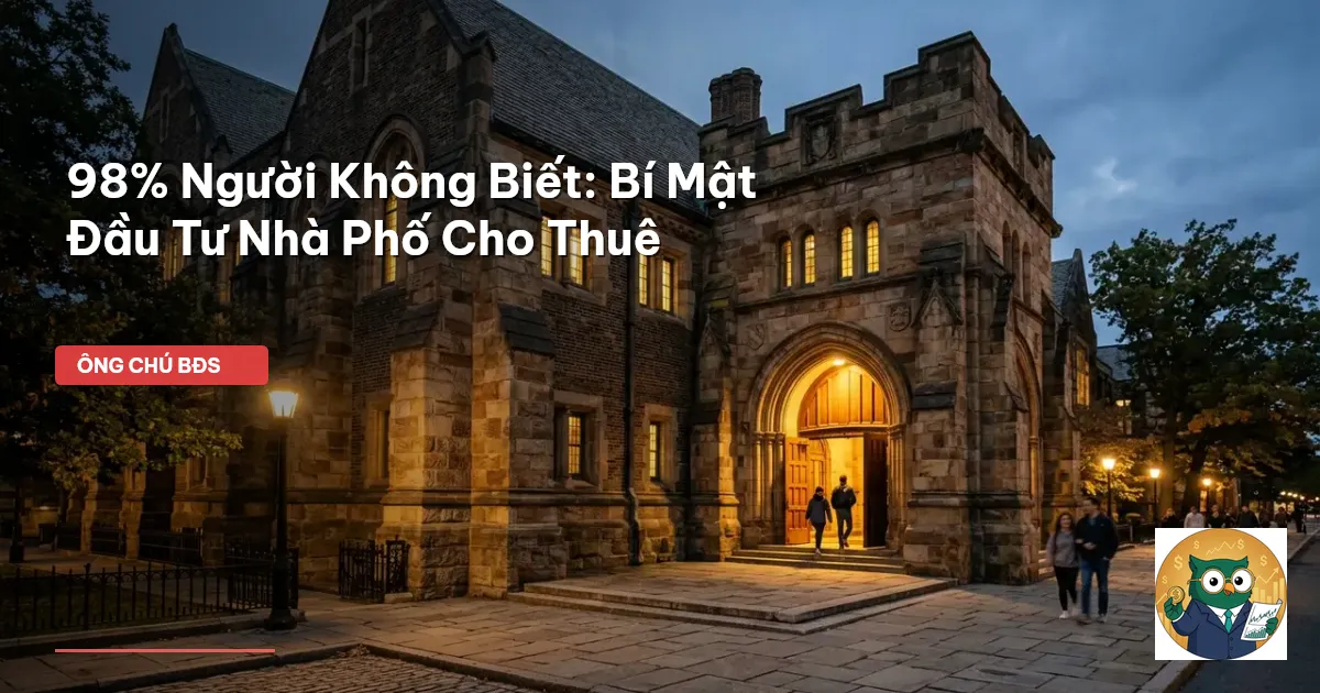 đầu tư nhà phố