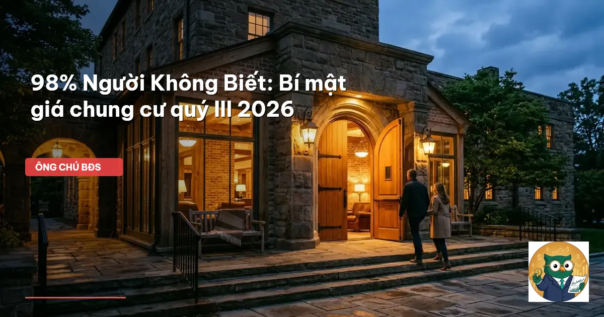 giá chung cư Hà Nội quý III 2026