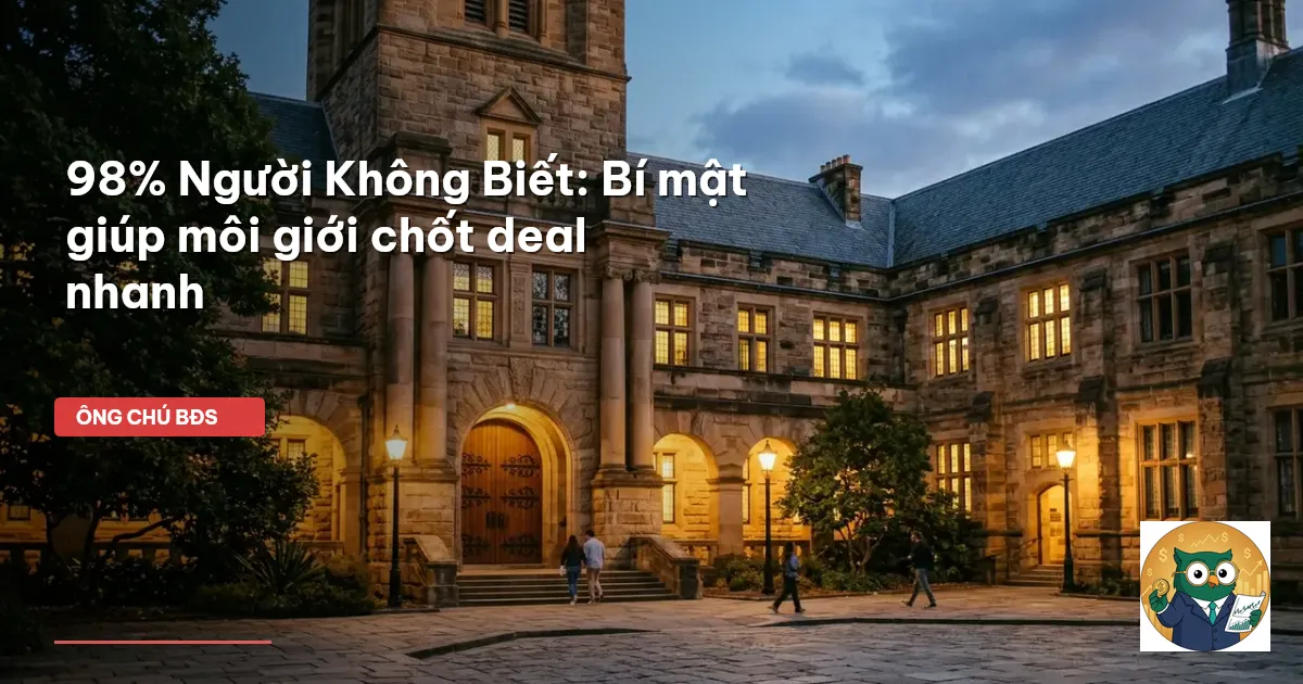 môi giới BĐS