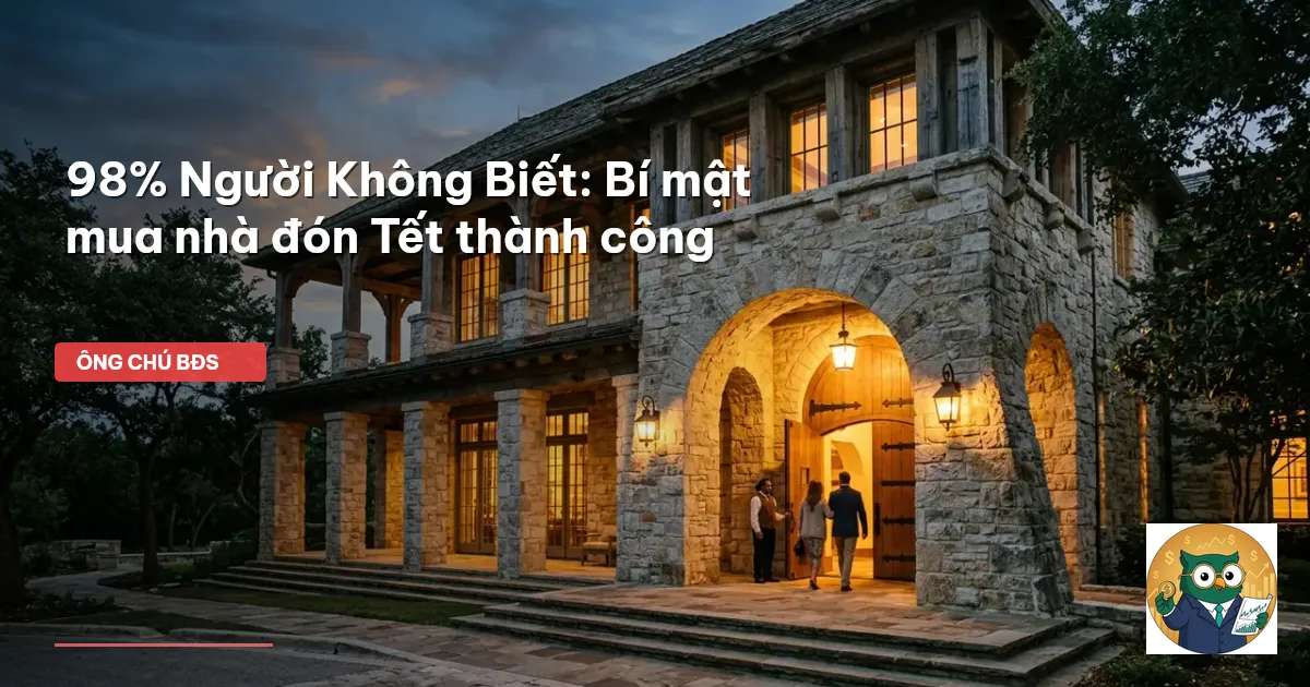 mua nhà đón tết