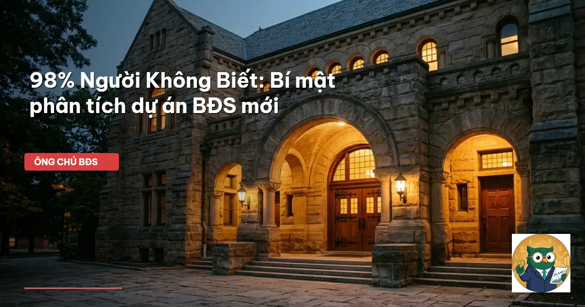 phân tích dự án BĐS