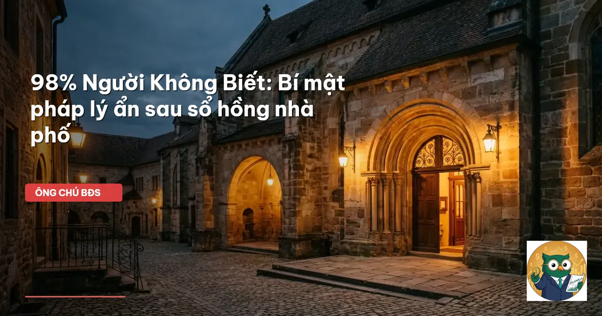pháp lý nhà phố