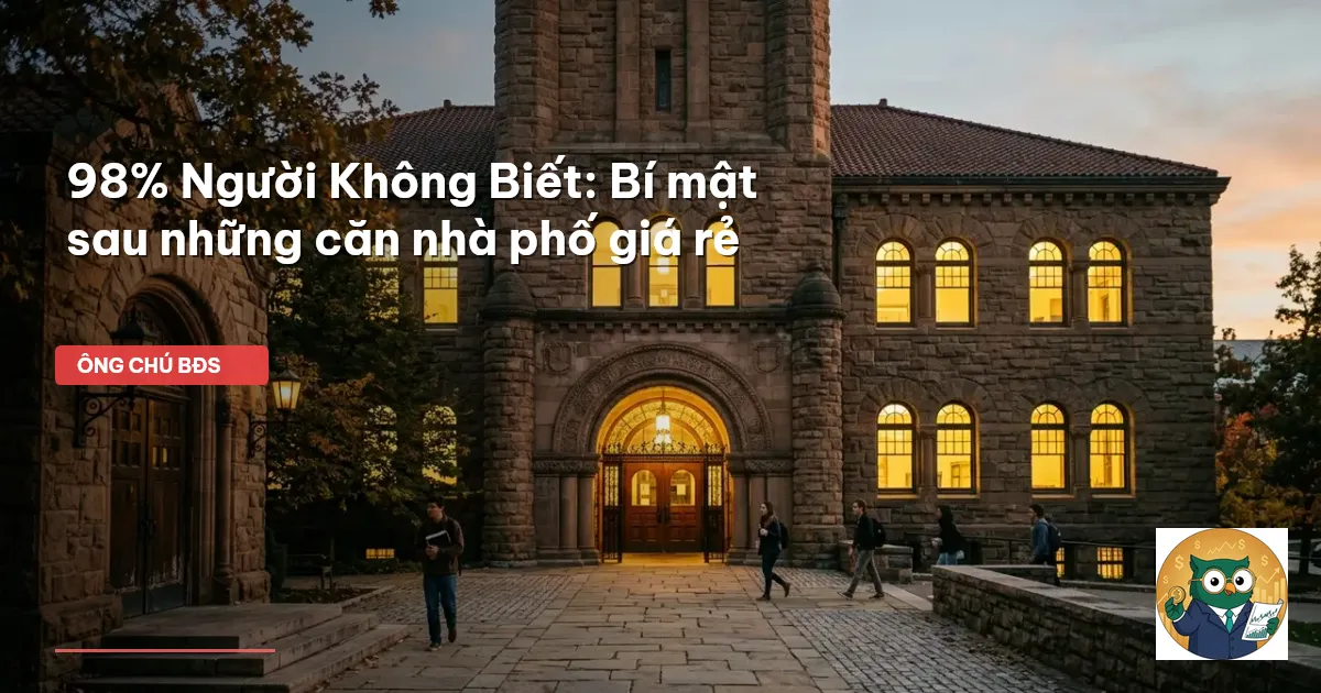 nhà phố giá rẻ