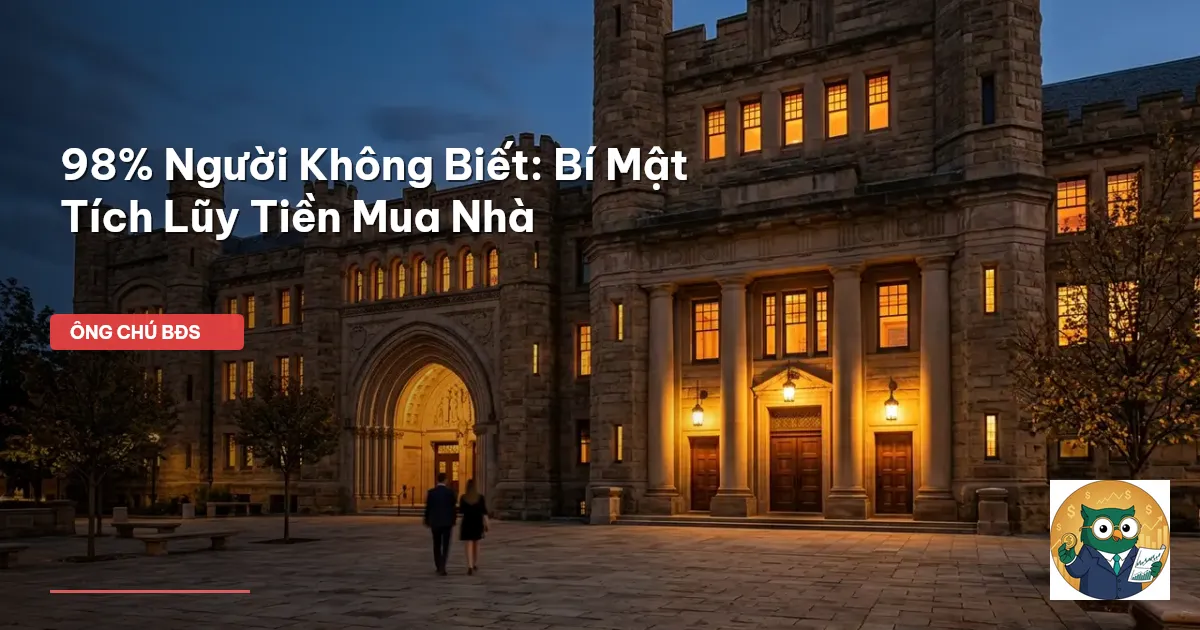tích lũy tiền mua nhà
