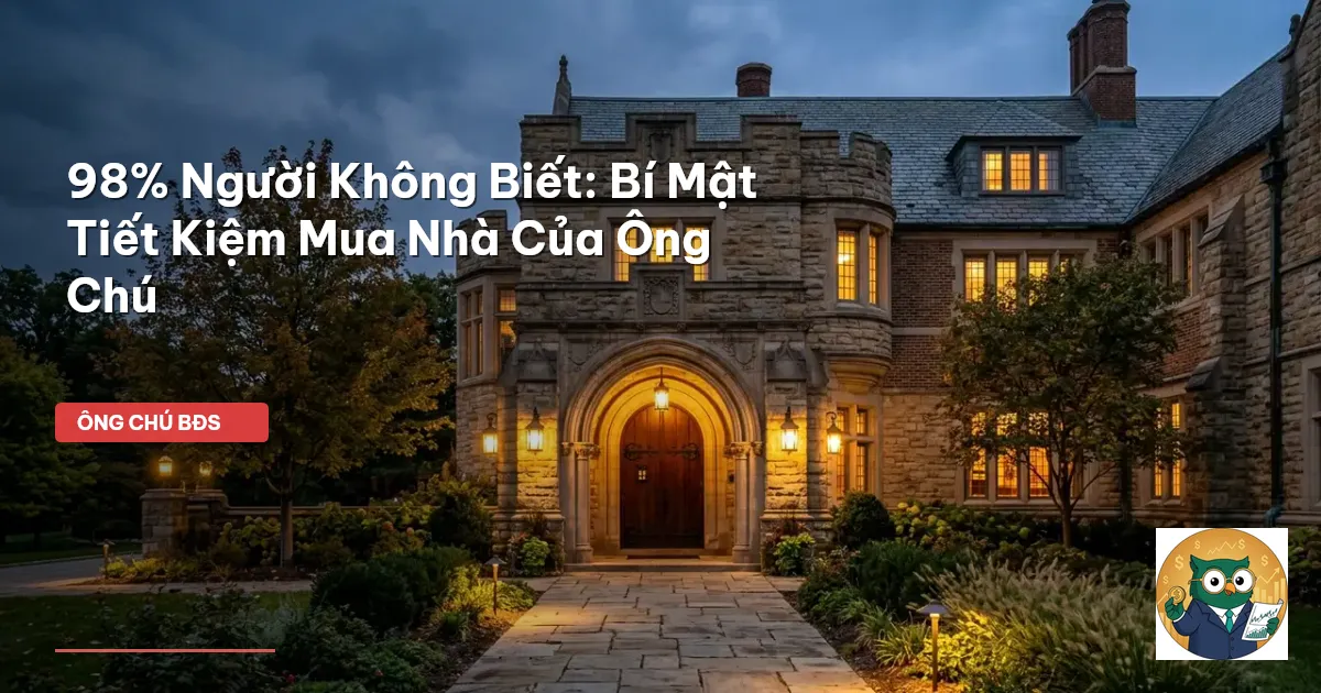 tiết kiệm mua nhà