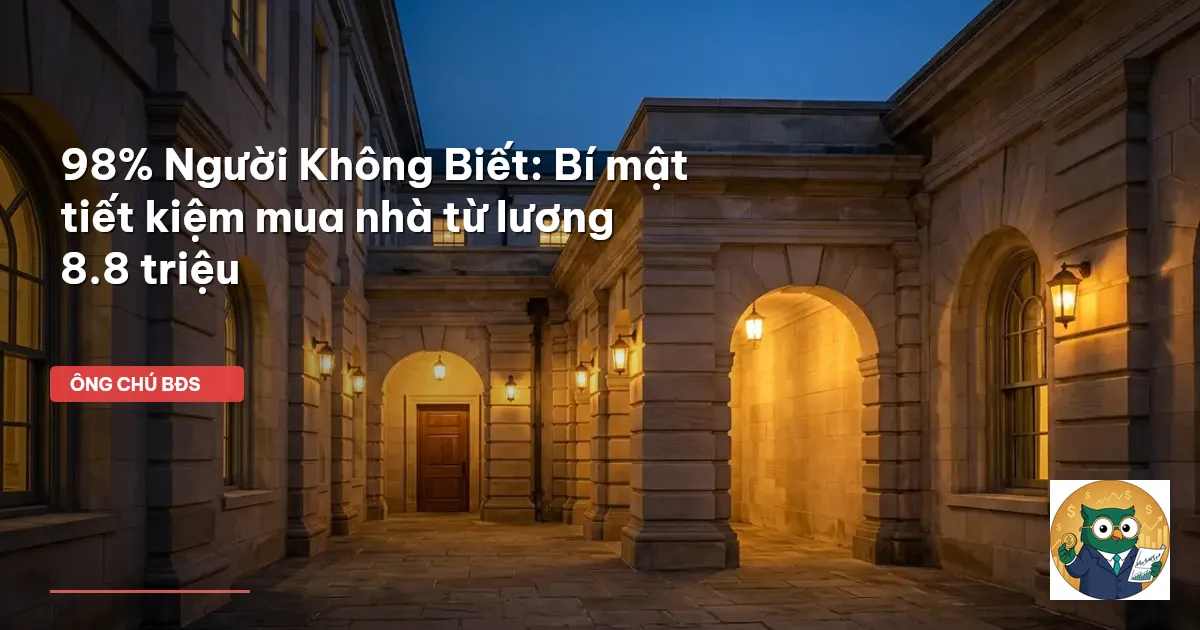 tiết kiệm mua nhà
