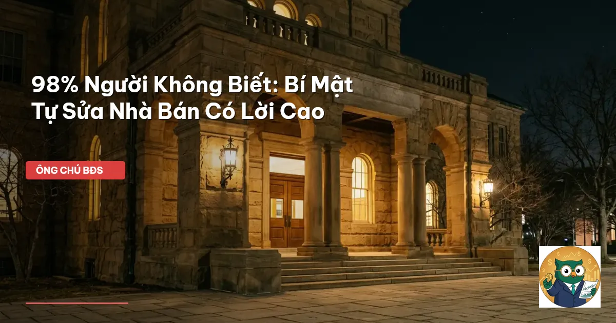 tự sửa nhà bán