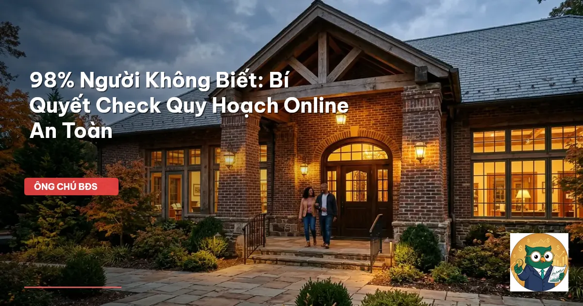 check quy hoạch online