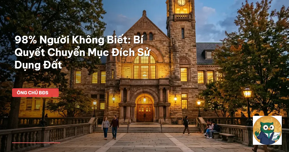 chuyển mục đích sử dụng đất
