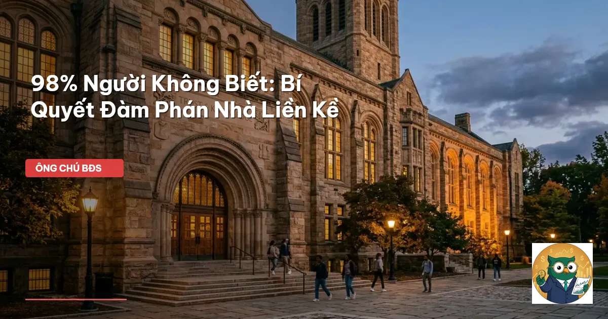 đàm phán nhà liền kề