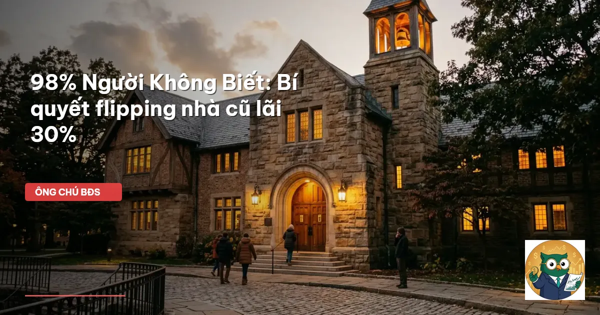 flipping nhà cũ