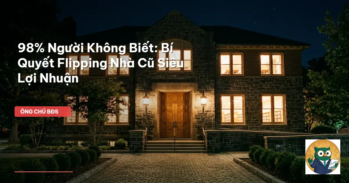 flipping nhà cũ