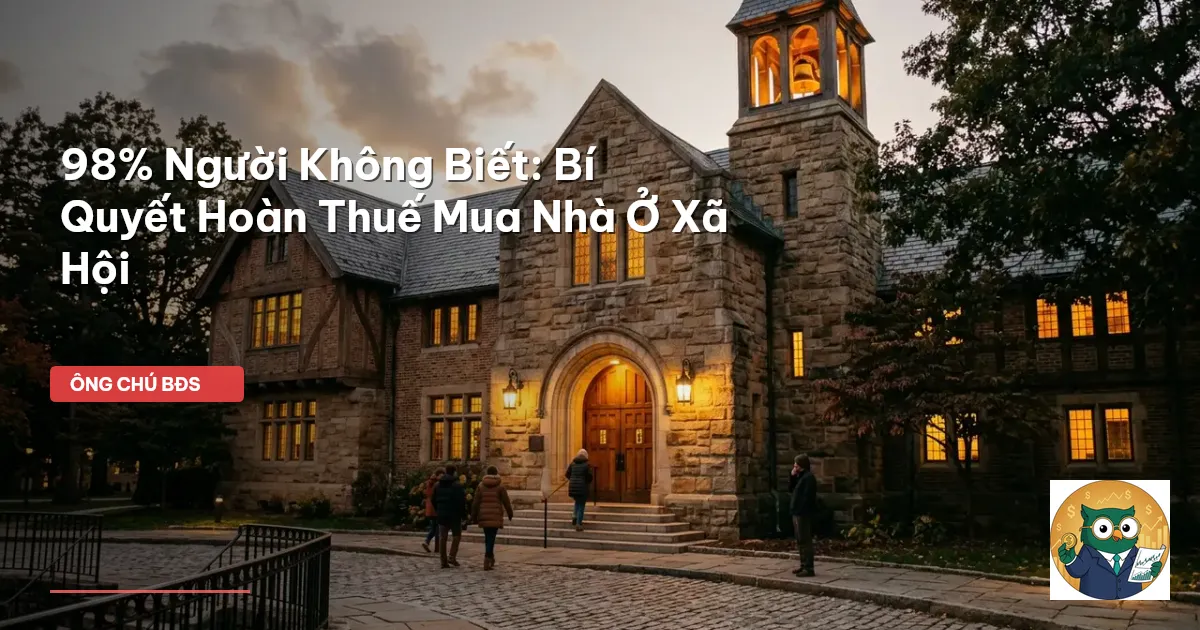 hoàn thuế mua nhà ở xã hội