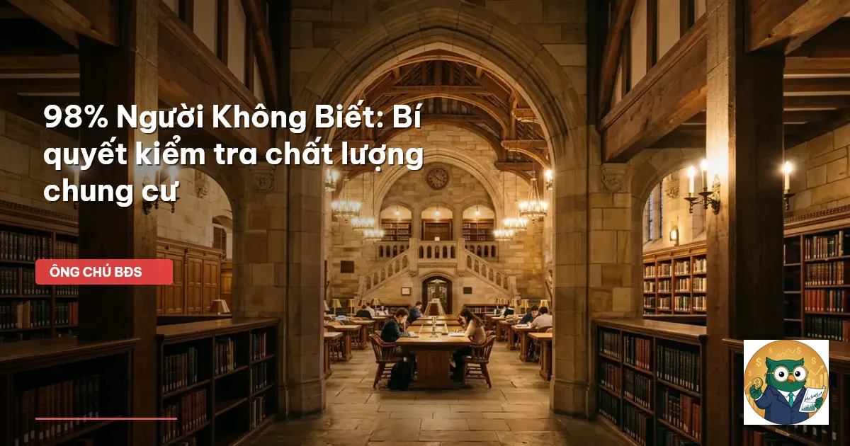 kiểm tra chất lượng chung cư