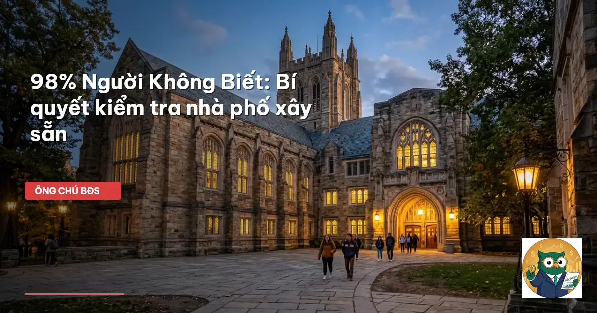 kiểm tra nhà phố