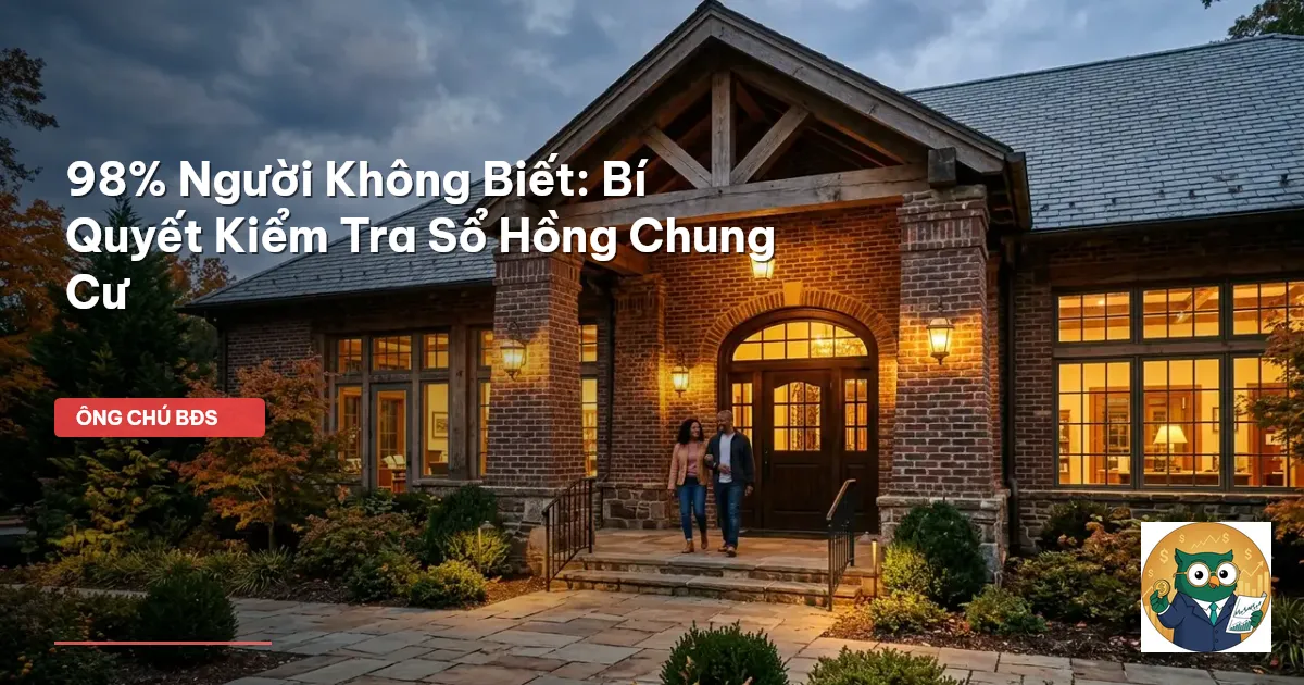 sổ hồng chung cư