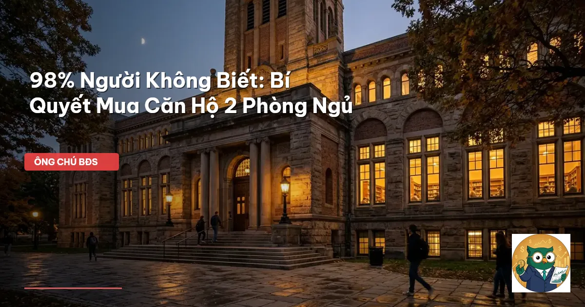 mua căn hộ 2 phòng ngủ