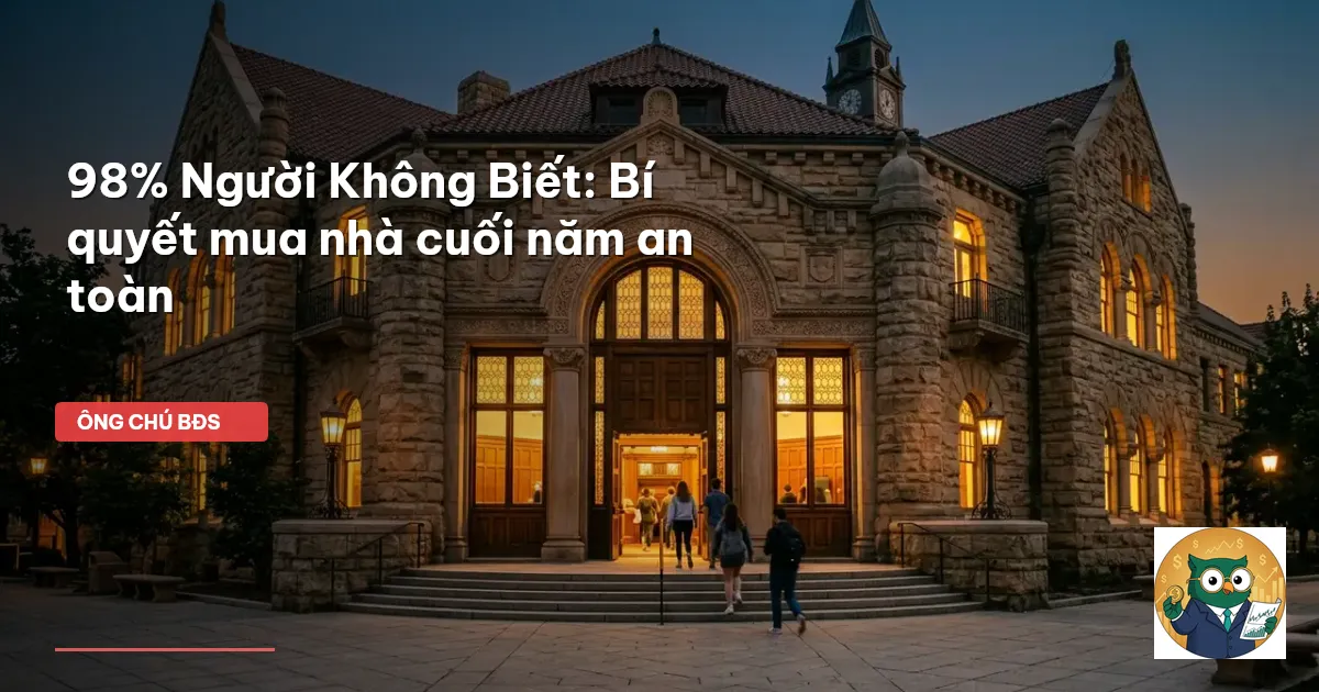 mua nhà cuối năm