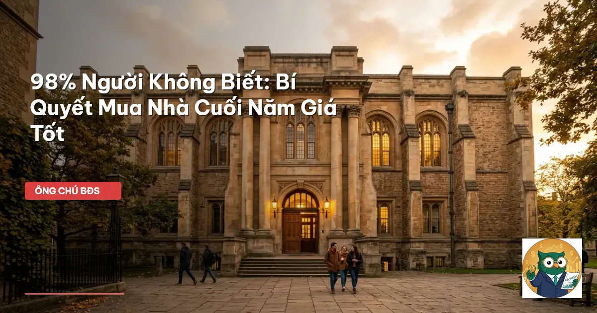 mua nhà cuối năm