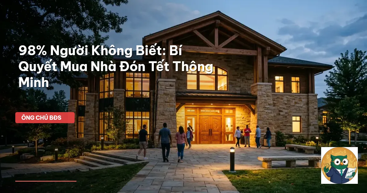 mua nhà đón tết
