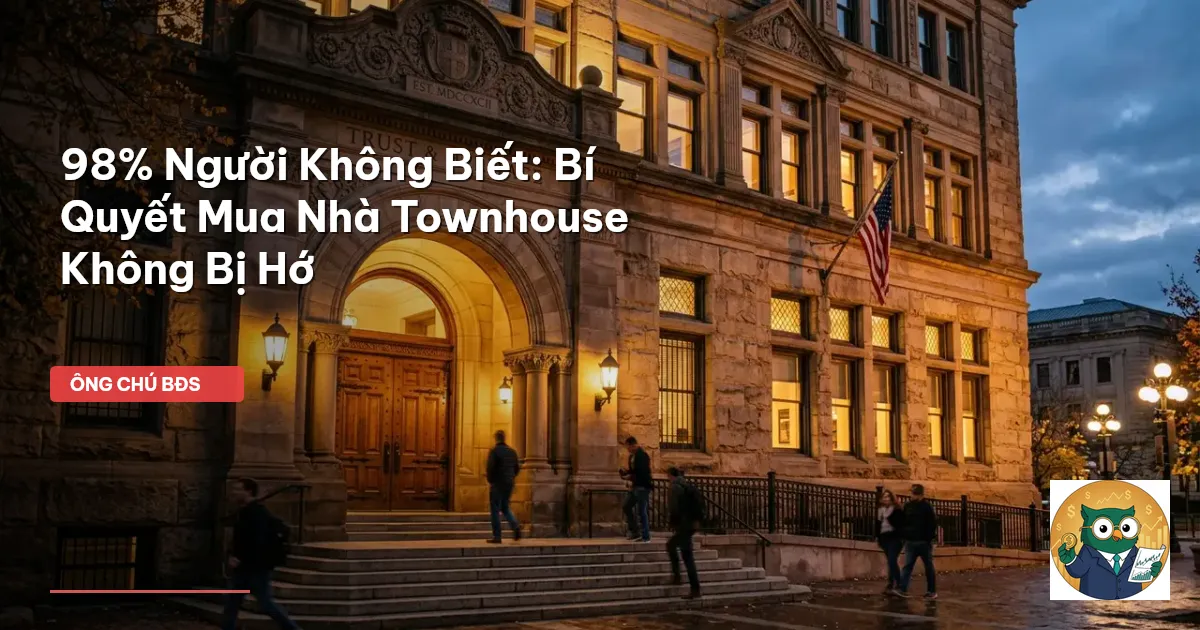 mua nhà townhouse