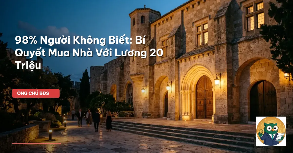 mua nhà lương 20 triệu