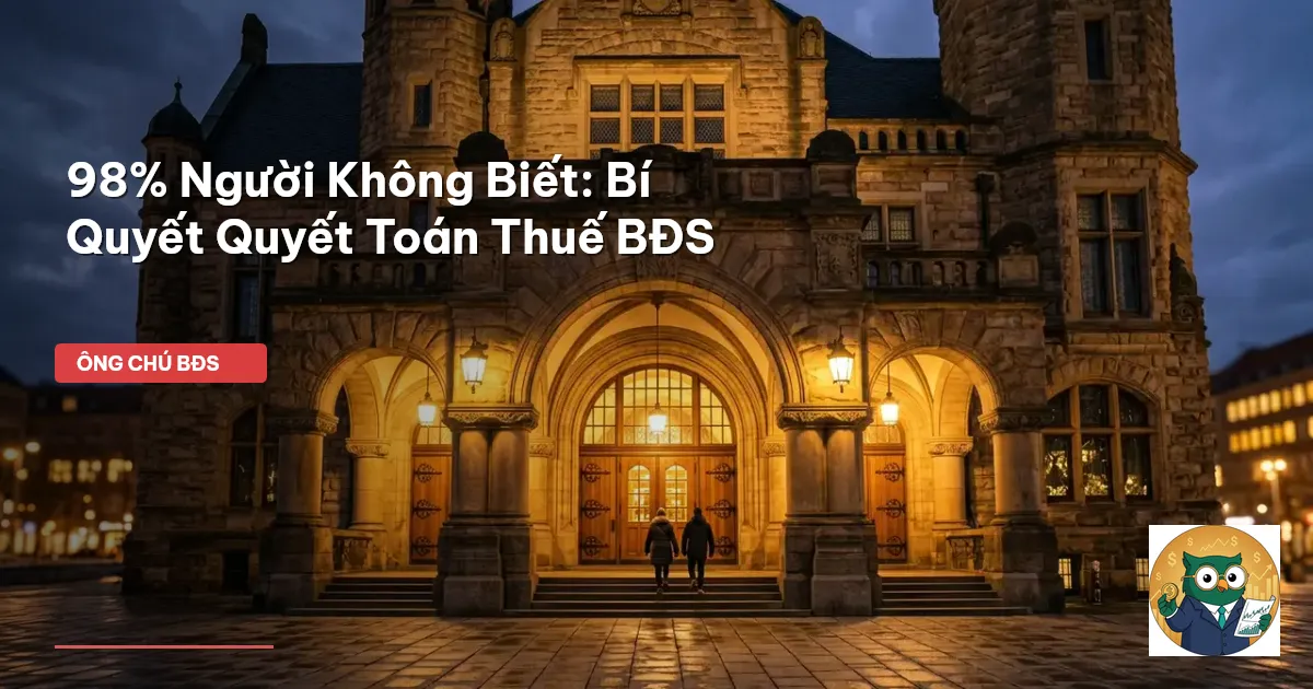 quyết toán thuế BĐS