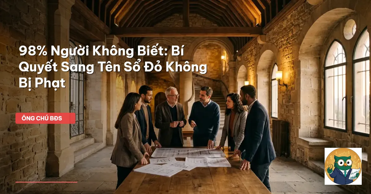 sang tên sổ đỏ