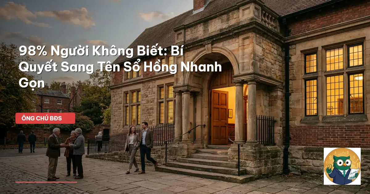 sang tên sổ hồng