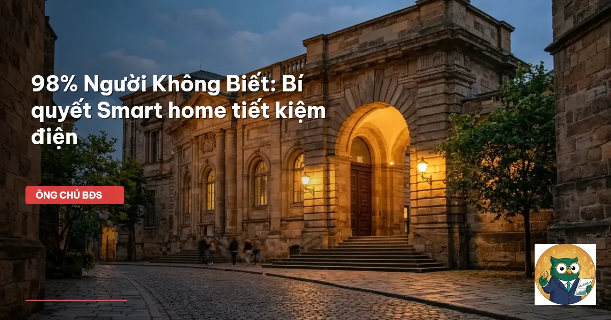 smart home tiết kiệm điện