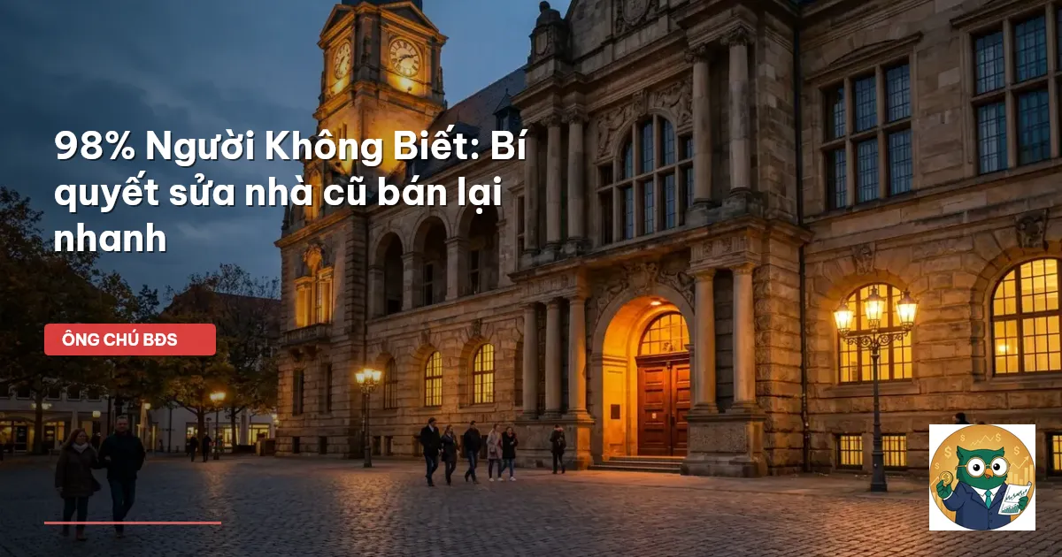 sửa nhà cũ bán lại