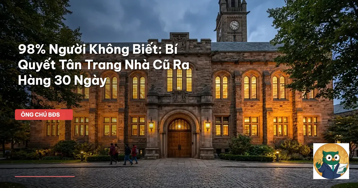 tân trang nhà cũ