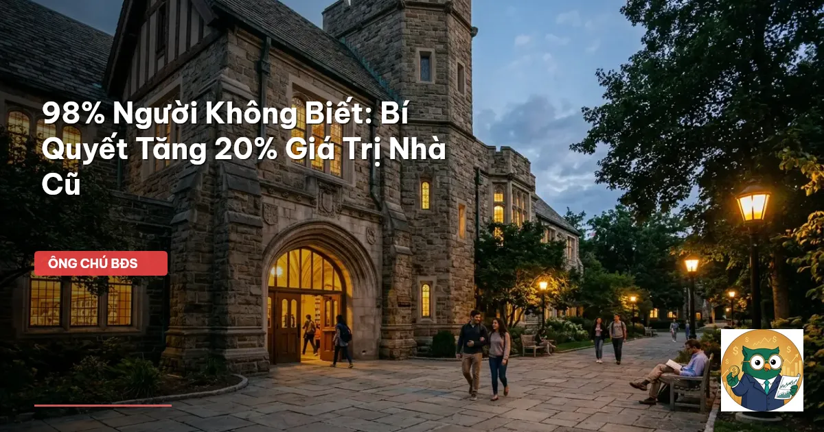 trang điểm nhà cũ