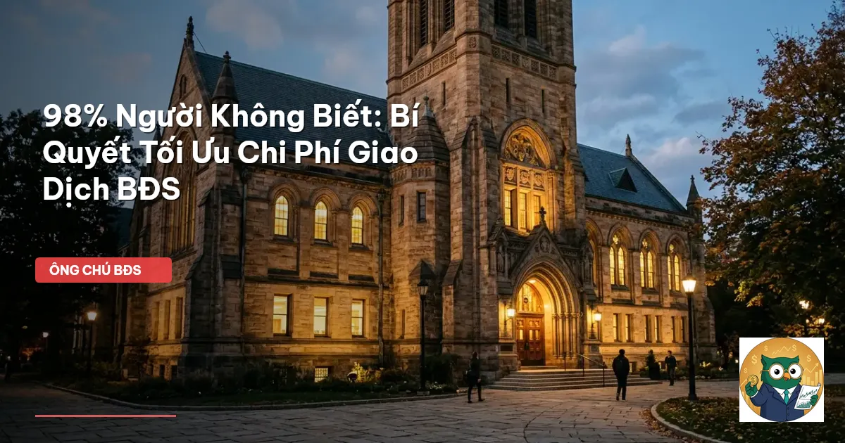 chi phí giao dịch BĐS