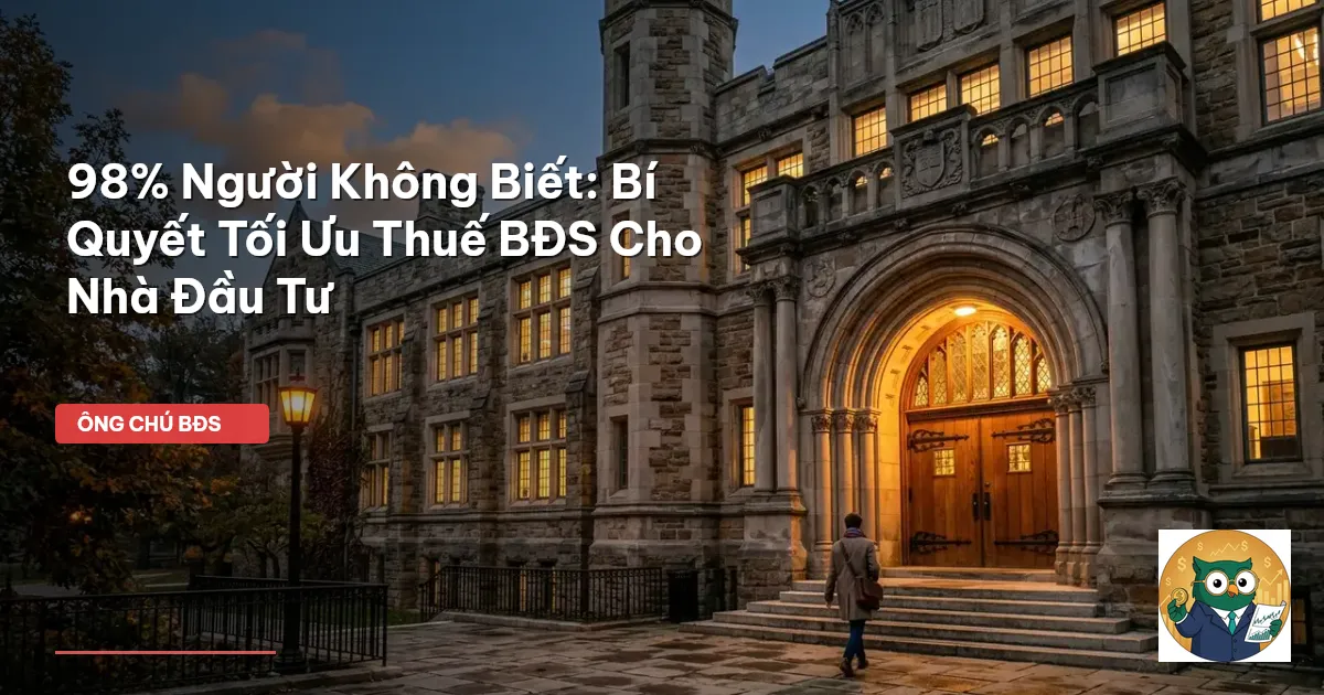 tối ưu thuế BĐS