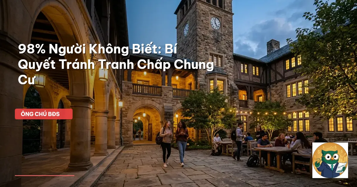 tranh chấp chung cư
