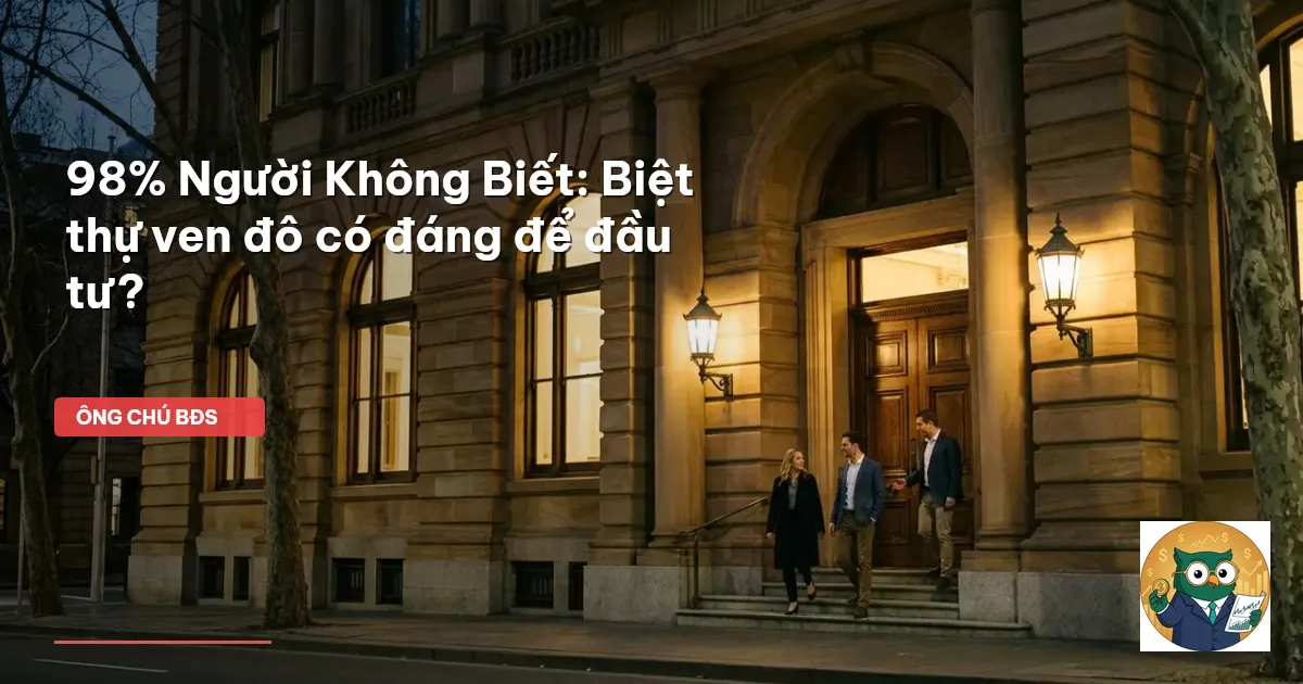 biệt thự ven đô