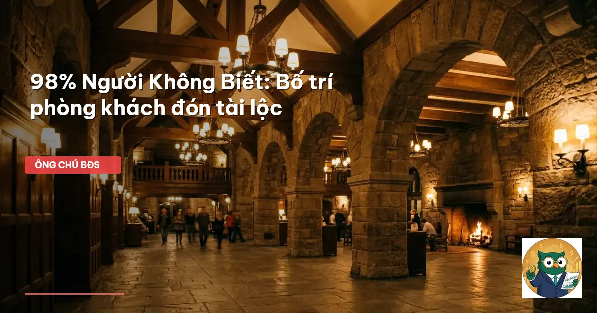 bố trí phòng khách