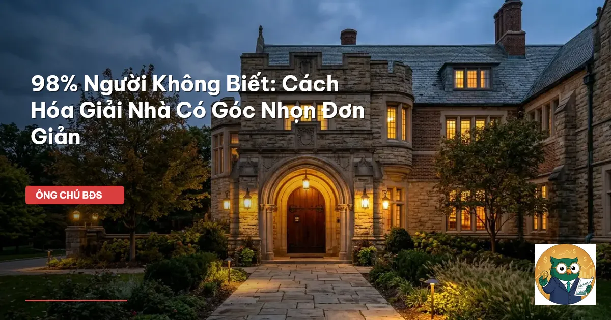nhà có góc nhọn