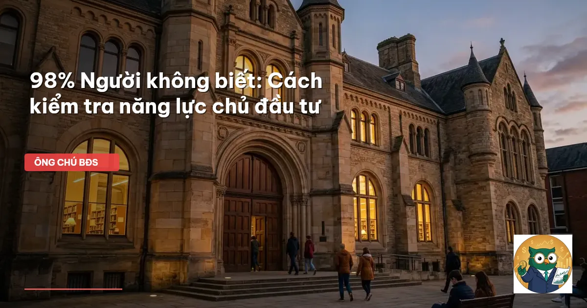 kiểm tra năng lực chủ đầu tư