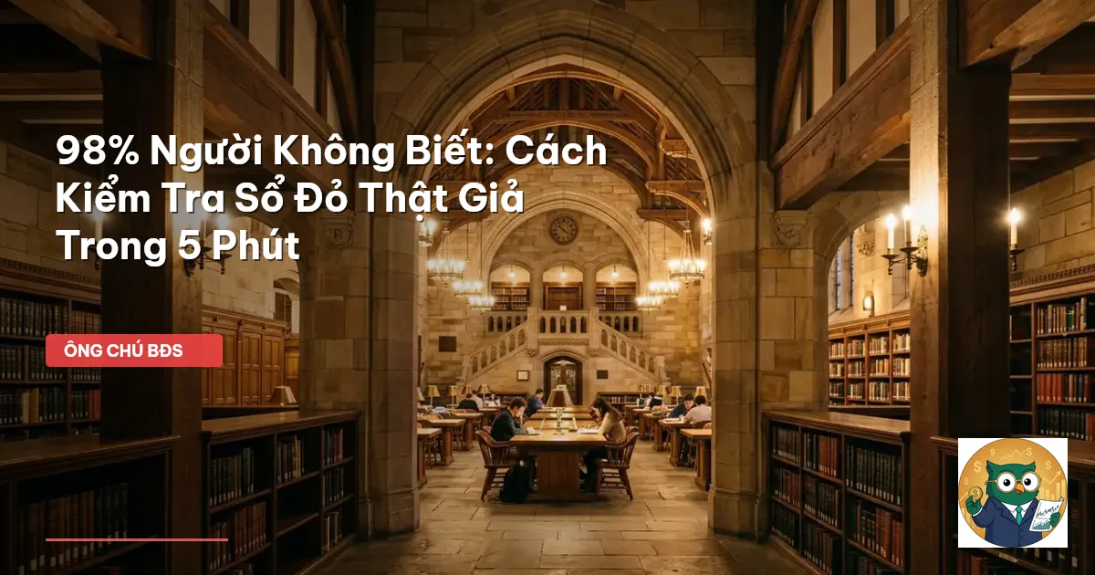 cách kiểm tra sổ đỏ