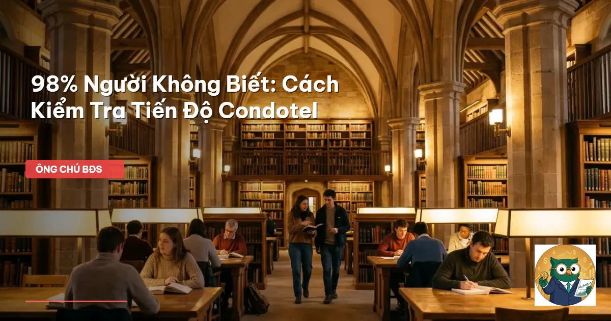 tiến độ condotel